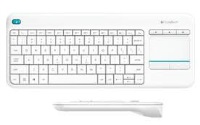 LOGITECH K400 Wireless Touch Beyaz Klavye (920-007150) smart tv ler için - 1